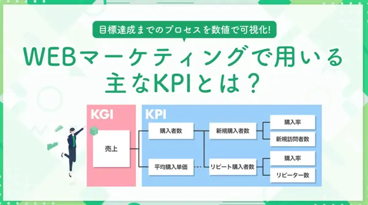 WEBマーケティングで用いる主なKPIとは?各項目とメリットについて解説