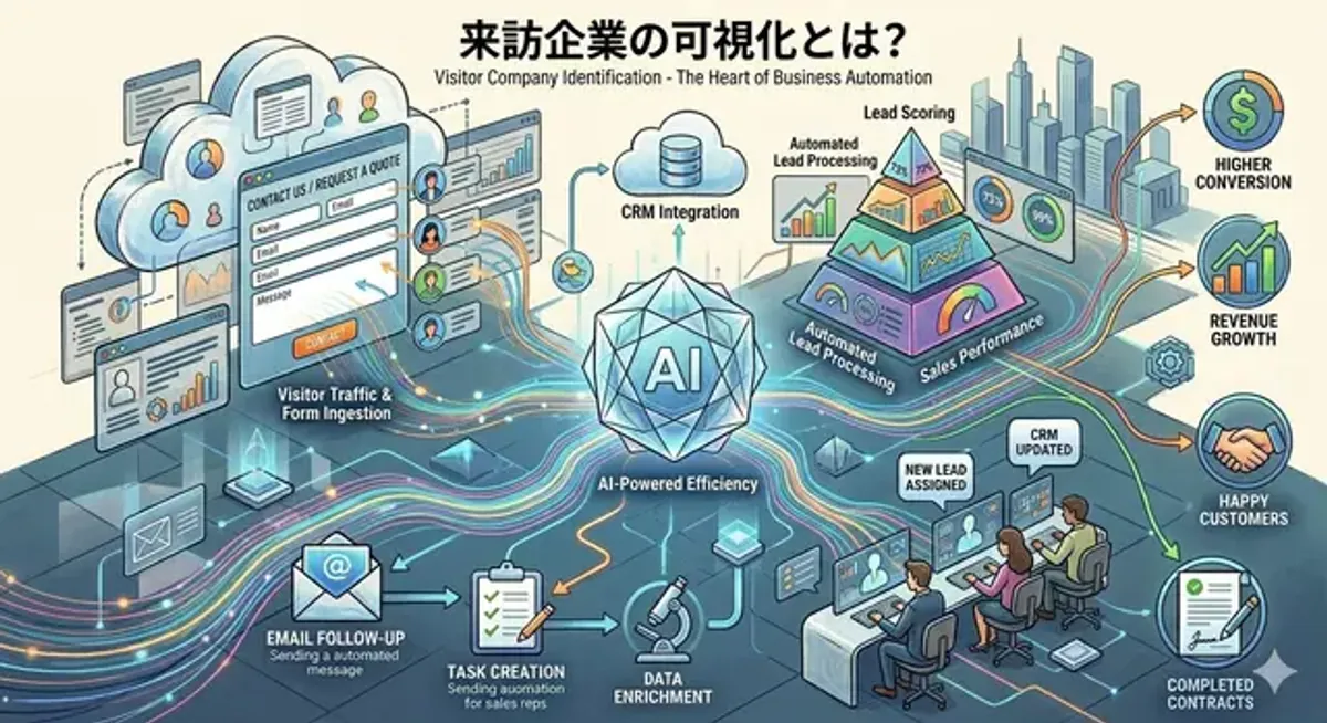 来訪企業の可視化とは？IPアドレス解析で訪問者の企業を特定する方法