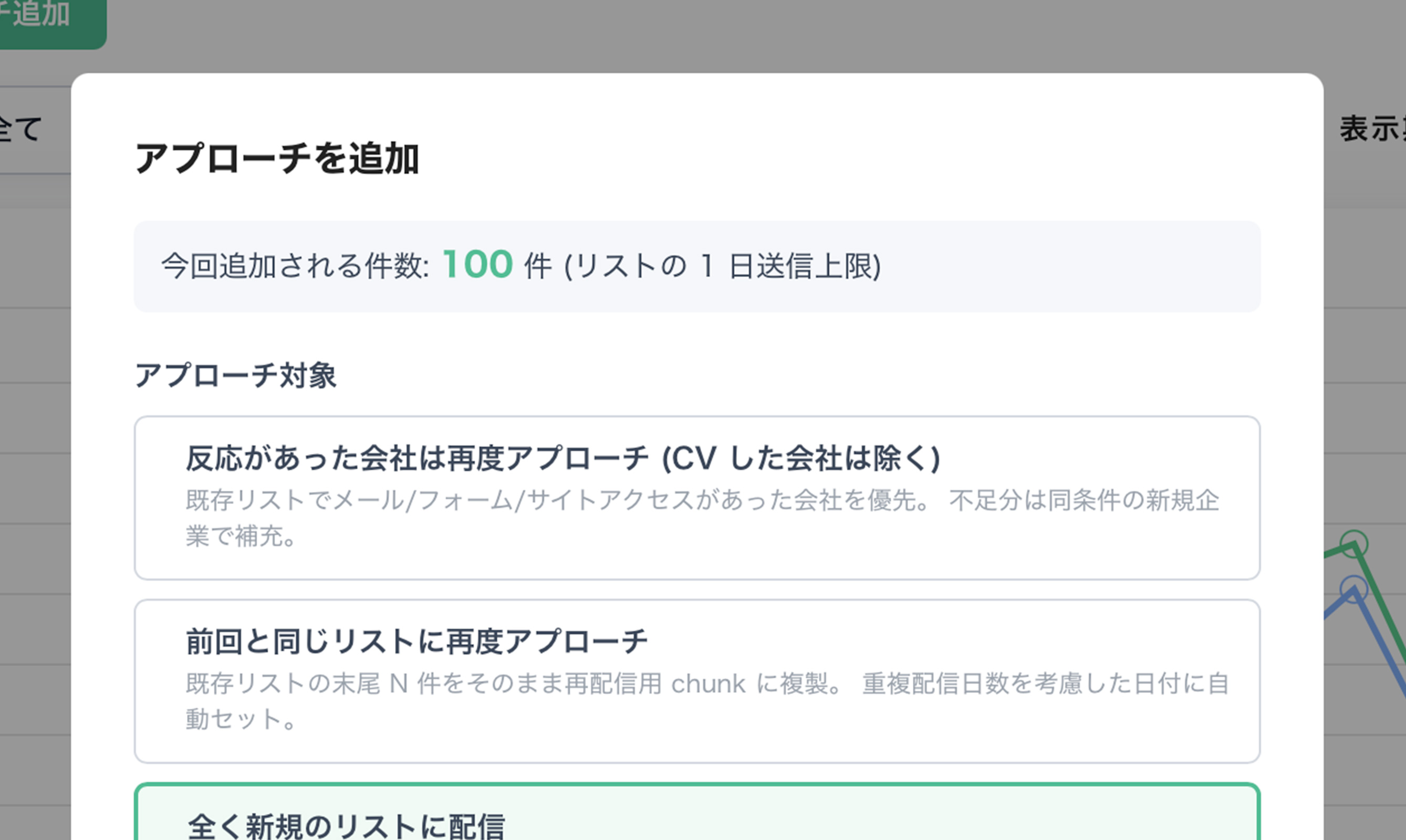 画面の構成 アプローチ追加