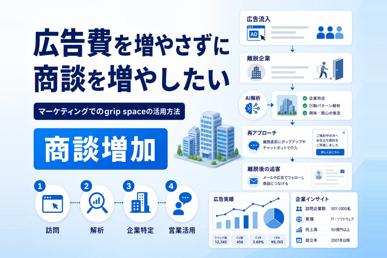 広告費を増やさずに商談を増やしたい